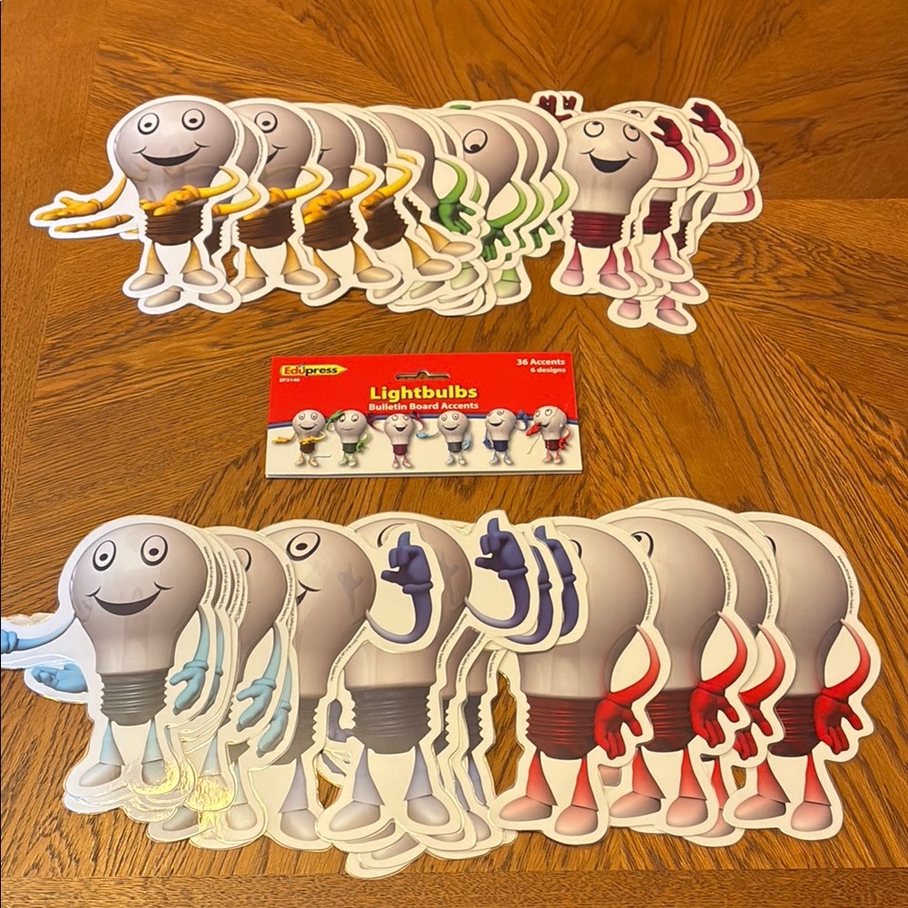 Edupress Ep-3146 Lightbulbs Bb Set Accent
